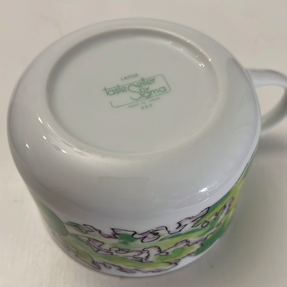 Taste Setter Sigma Coffee Soup Mug Ladybug among Lettuce - Picture 5 of 8